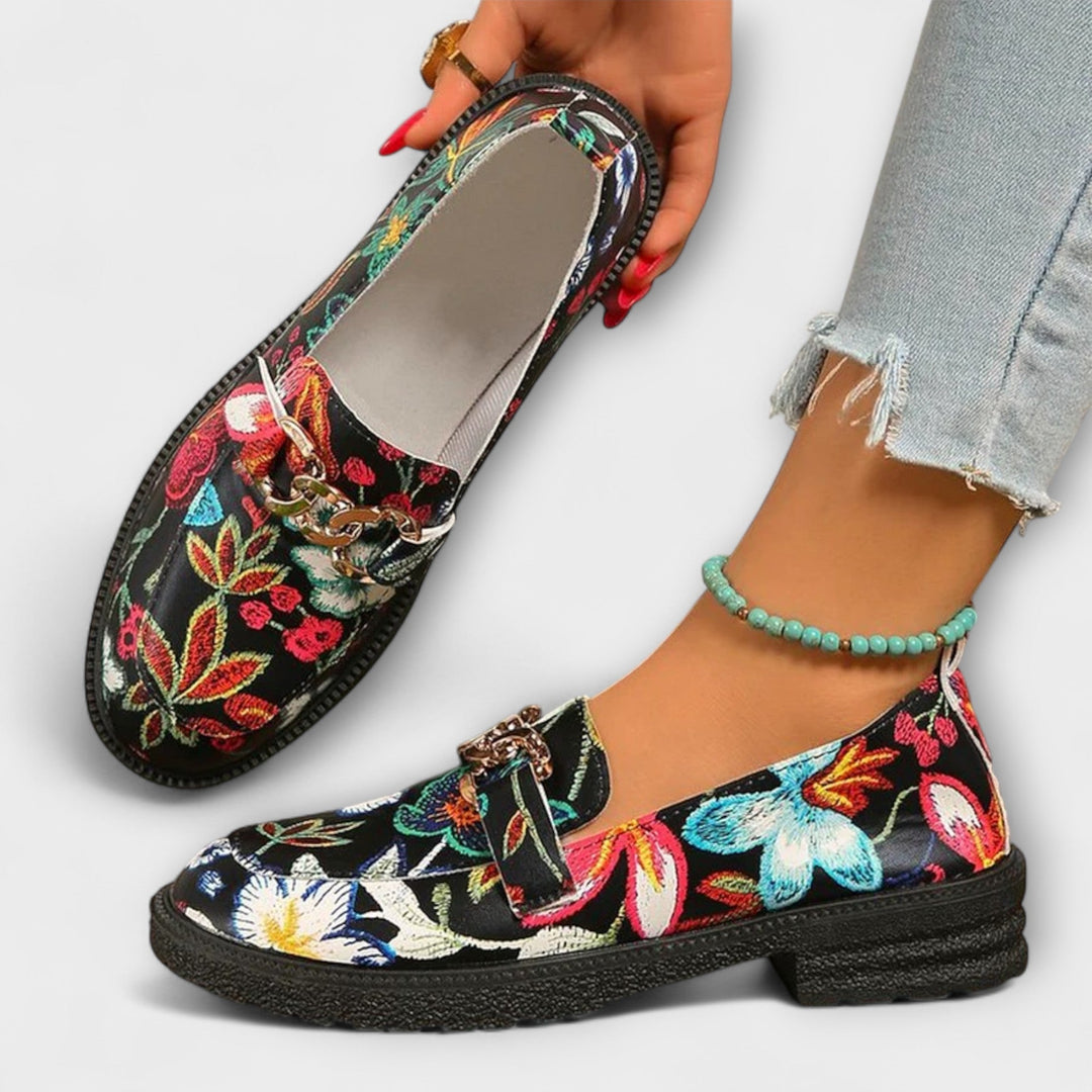 Orla™ | Mocasines Imprimé Floral